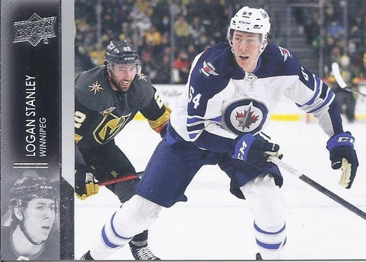 #665 Logan Stanley - Winnipeg Jets - 2021-22 Upper Deck Hockey