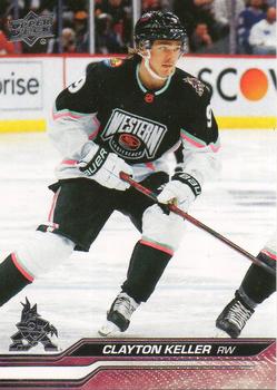 #667 Clayton Keller - Arizona Coyotes -2023-24 Upper Deck Hockey
