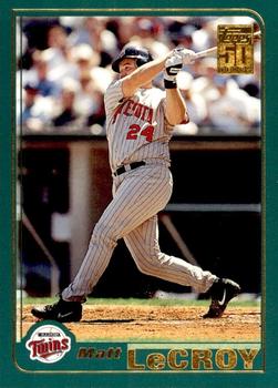 #667 Matt LeCroy - Minnesota Twins - 2001 Topps Baseball