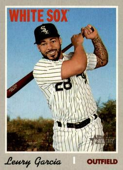 #668 Leury Garcia - Chicago White Sox - 2019 Topps Heritage Baseball
