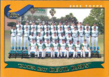 #668 Tampa Bay Devil Rays - Tampa Bay Devil Rays - 2002 Topps Baseball