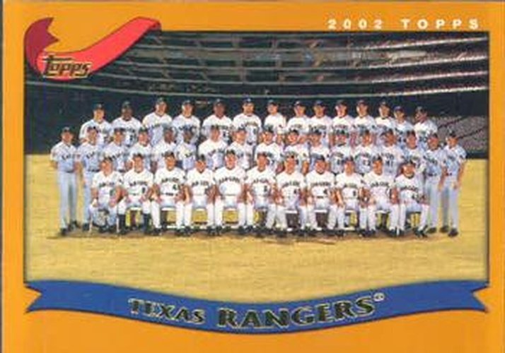 #669 Texas Rangers - Texas Rangers - 2002 Topps Baseball