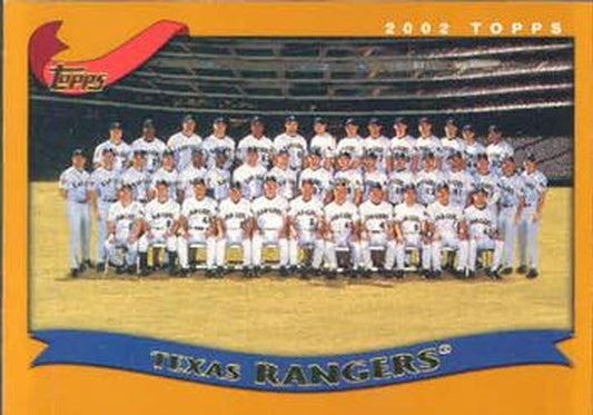 #669 Texas Rangers - Texas Rangers - 2002 Topps Baseball