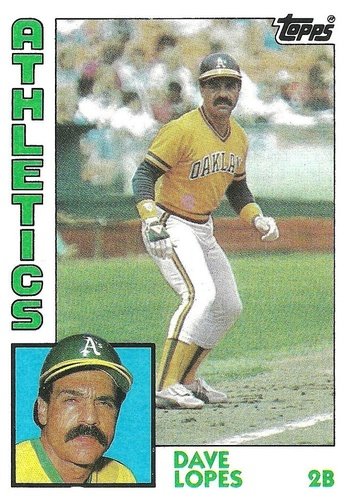 #669 Dave Lopes - Oakland Athletics - 1984 Topps Baseball