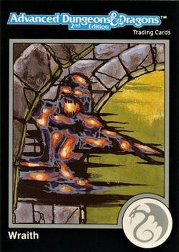 #669 Wraith - 1991 TSR Advanced Dungeons & Dragons - Silver