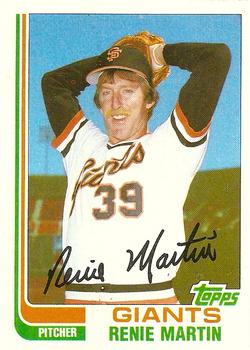 #66T Renie Martin - San Francisco Giants - 1982 Topps Traded Baseball