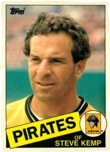 #66T Steve Kemp - Pittsburgh Pirates - 1985 Topps Traded Baseball