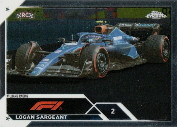 #66 Logan Sargeant - Williams Racing - 2023 Topps Chrome Formula 1 Racing