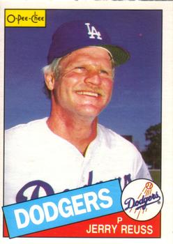 #66 Jerry Reuss - Los Angeles Dodgers - 1985 O-Pee-Chee Baseball