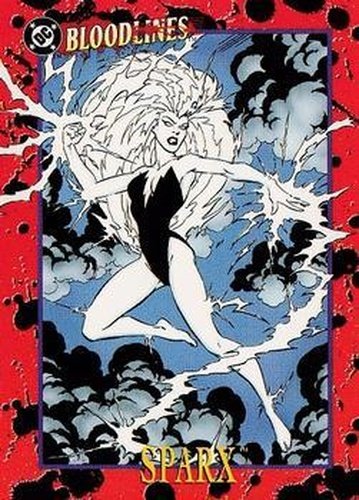 #66 Sparx - 1993 SkyBox DC Comics Bloodlines