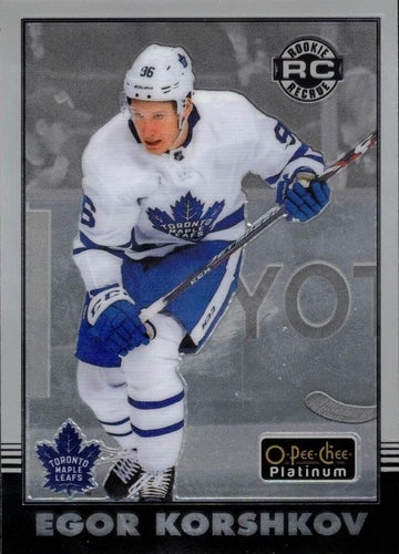 #R-66 Egor Korshkov - Toronto Maple Leafs - 2020-21 O-Pee-Chee Platinum - Retro Hockey