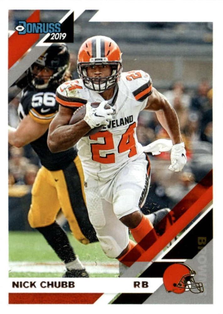 #66 Nick Chubb - Cleveland Browns - 2019 Donruss Football