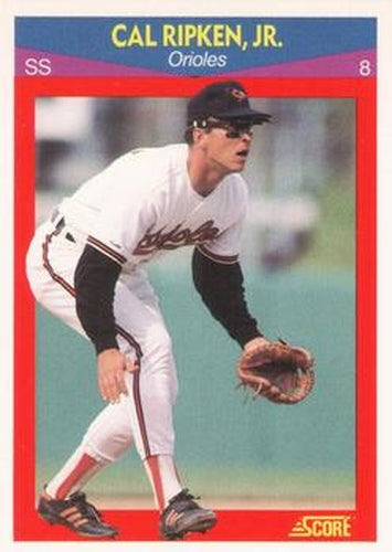 #66 Cal Ripken, Jr. - Baltimore Orioles - 1990 Score 100 Superstars Baseball
