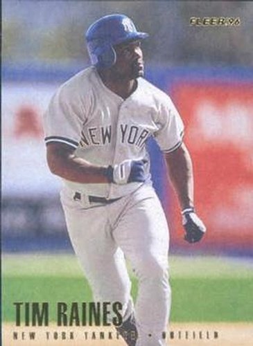#U66 Tim Raines - New York Yankees - 1996 Fleer Update Baseball