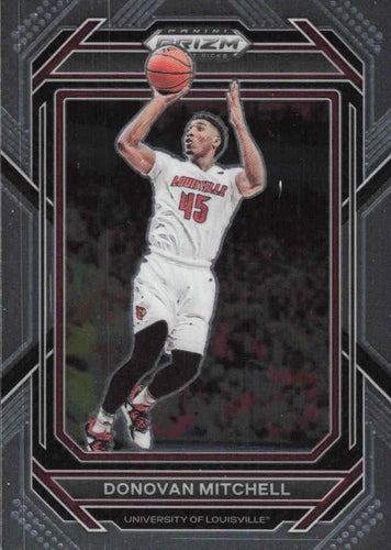 #66 Donovan Mitchell - Louisville Cardinals - 2023 Panini Prizm Draft Picks Basketball