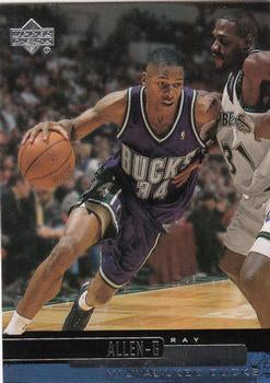 #66 Ray Allen - Milwaukee Bucks - 1999-00 Upper Deck Basketball