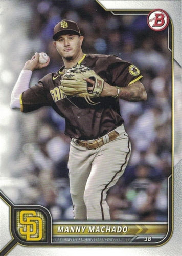 #66 Manny Machado - San Diego Padres - 2022 Bowman Baseball