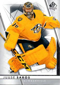 #66 Juuse Saros - Nashville Predators - 2022-23 SP Authentic Hockey