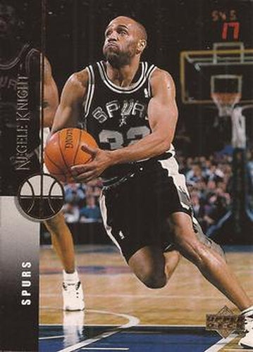 #66 Negele Knight - San Antonio Spurs - 1994-95 Upper Deck Basketball