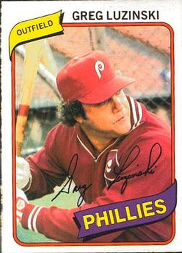#66 Greg Luzinski - Philadelphia Phillies - 1980 O-Pee-Chee Baseball