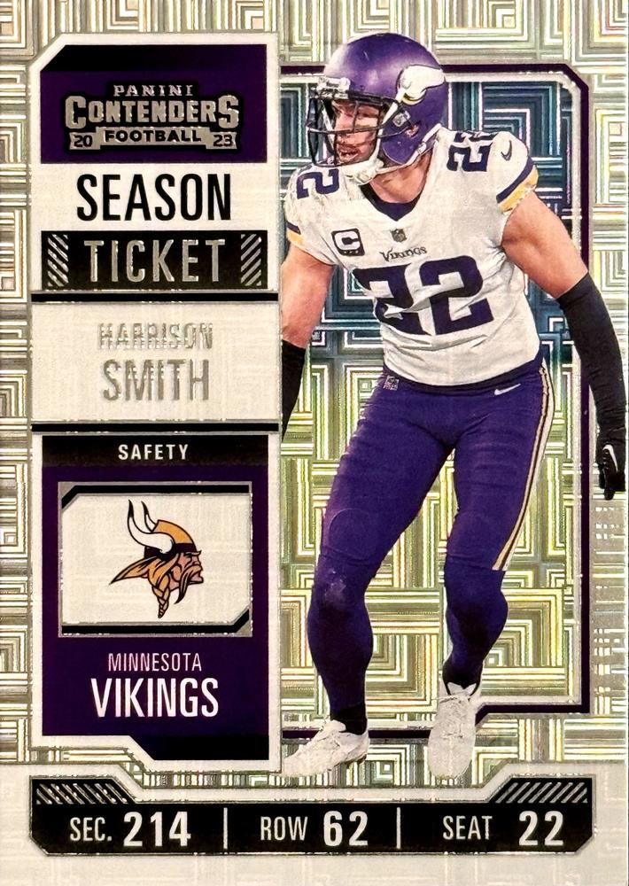 #66 Harrison Smith - Minnesota Vikings - 2023 Panini Contenders Football