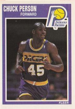 #66 Chuck Person - Indiana Pacers - 1989-90 Fleer Basketball