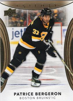 #66 Patrice Bergeron - Boston Bruins - 2022-23 Upper Deck Trilogy Hockey