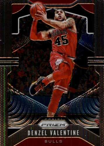 #66 Denzel Valentine - Chicago Bulls - 2019-20 Panini Prizm Basketball