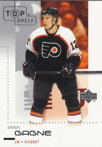 #66 Simon Gagne - Philadelphia Flyers - 2002-03 Upper Deck Top Shelf Hockey