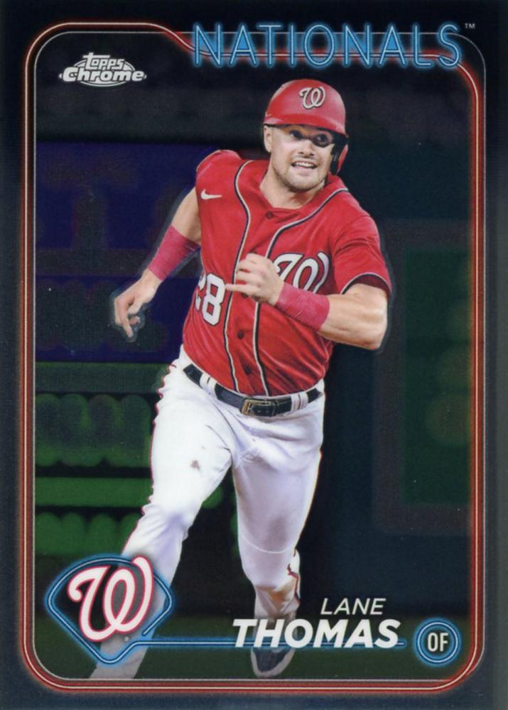 #66 Lane Thomas - Washington Nationals - 2024 Topps Chrome Baseball
