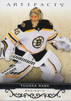#66 Tuukka Rask - Boston Bruins - 2021-22 Upper Deck Artifacts Hockey