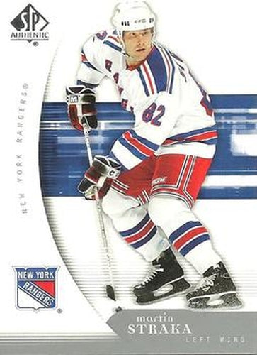 #66 Martin Straka - New York Rangers - 2005-06 SP Authentic Hockey