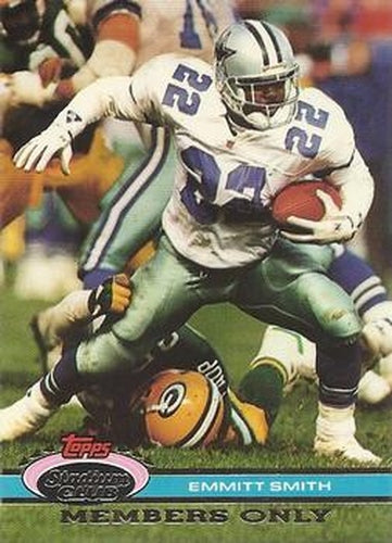#NNO Emmitt Smith - Dallas Cowboys - 1991 Stadium Club Members Only