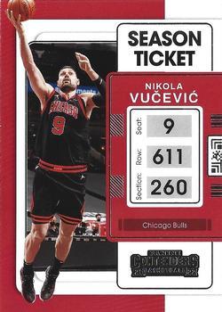 #66 Nikola Vu?evi? - Chicago Bulls - 2021-22 Panini Contenders Basketball