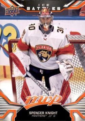 #66 Spencer Knight - Florida Panthers - 2022-23 Upper Deck MVP - Ice Battles Hockey
