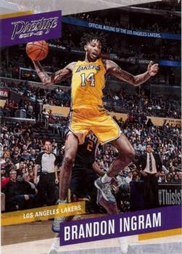 #66 Brandon Ingram - Los Angeles Lakers - 2017-18 Panini Prestige Basketball