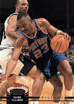 #66 Mark Aguirre - Detroit Pistons - 1992-93 Stadium Club Basketball