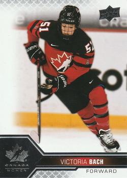 #66 Victoria Bach - Canada - 2022-23 Upper Deck Team Canada Juniors Hockey