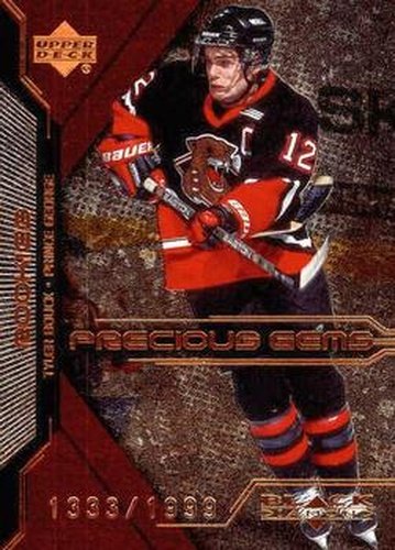 #66 Tyler Bouck - Prince George Cougars - 2000-01 Upper Deck Black Diamond Hockey