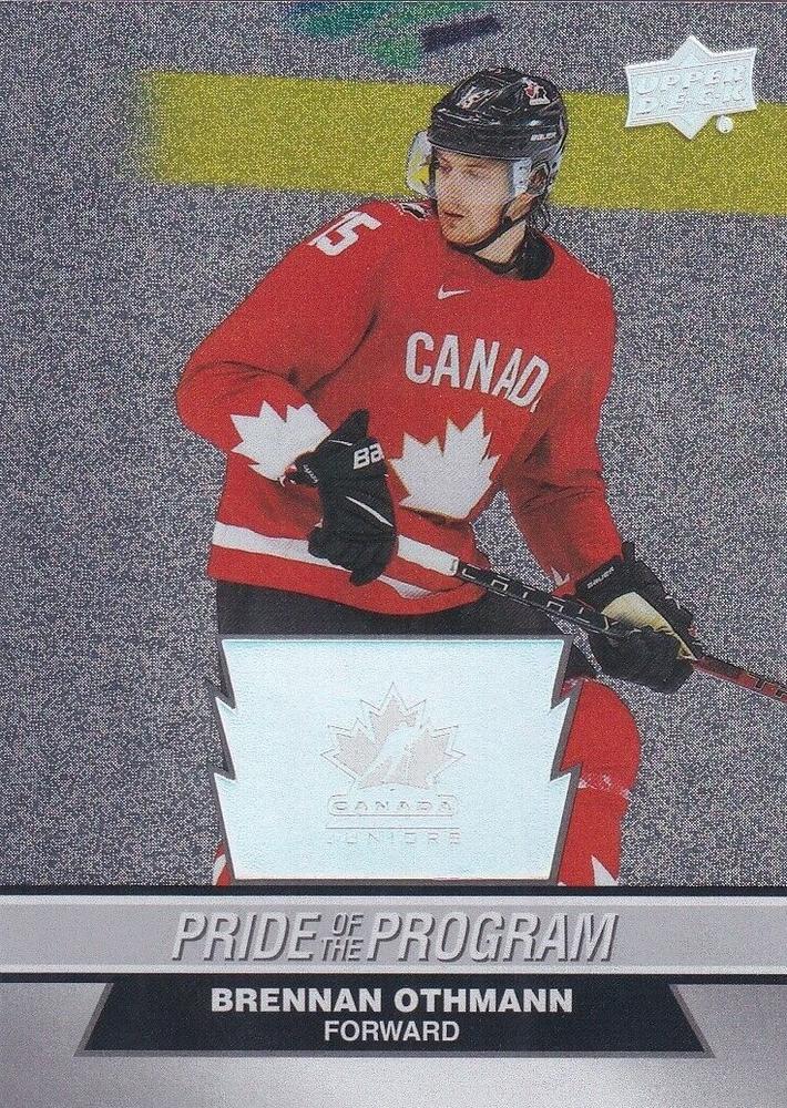 #66 Brennan Othmann - Canada - 2023 Upper Deck Team Canada Juniors - Patterned Foilboard Hockey