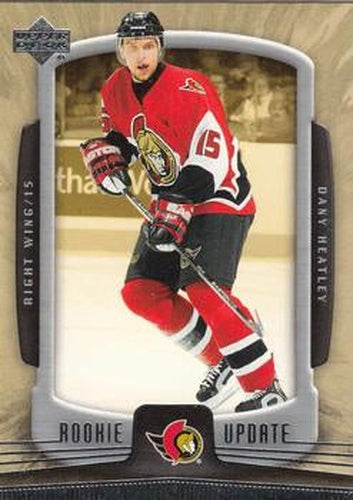 #66 Dany Heatley - Ottawa Senators - 2005-06 Upper Deck Rookie Update Hockey