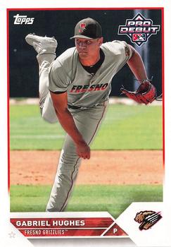 #PD-66 Gabriel Hughes - Fresno Grizzlies - 2023 Topps Pro Debut Baseball
