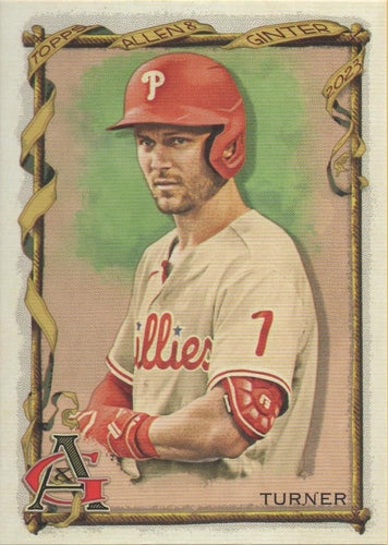 #66 Trea Turner - Philadelphia Phillies - 2023 Topps Allen & Ginter Baseball
