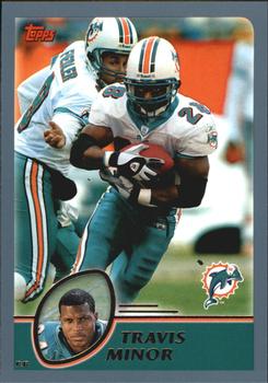 #66 Travis Minor - Miami Dolphins - 2003 Topps Football