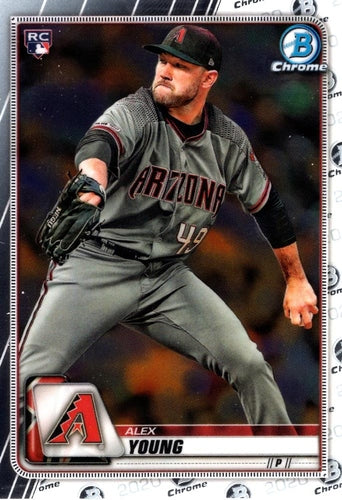 #66 Alex Young - Arizona Diamondbacks - 2020 Bowman Chrome Baseball