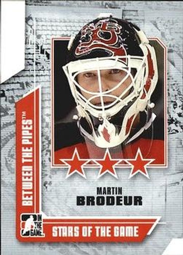 #66 Martin Brodeur - New Jersey Devils - 2008-09 In The Game Between The Pipes Hockey