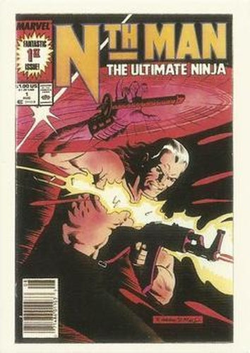 #66 Nth Man - The Ultimate Ninja - 1991 Comic Images Marvel Comics First Covers II