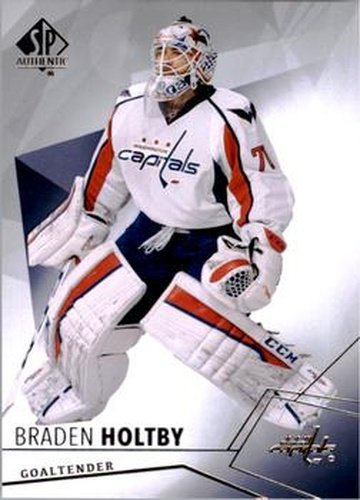 #66 Braden Holtby - Washington Capitals - 2015-16 SP Authentic Hockey