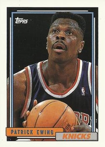 #66 Patrick Ewing - New York Knicks - 1992-93 Topps Basketball