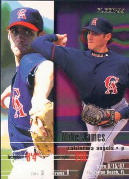 #U-66 Mike James - California Angels - 1995 Fleer Update Baseball